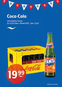 Coca-Cola verschiedene Sorten