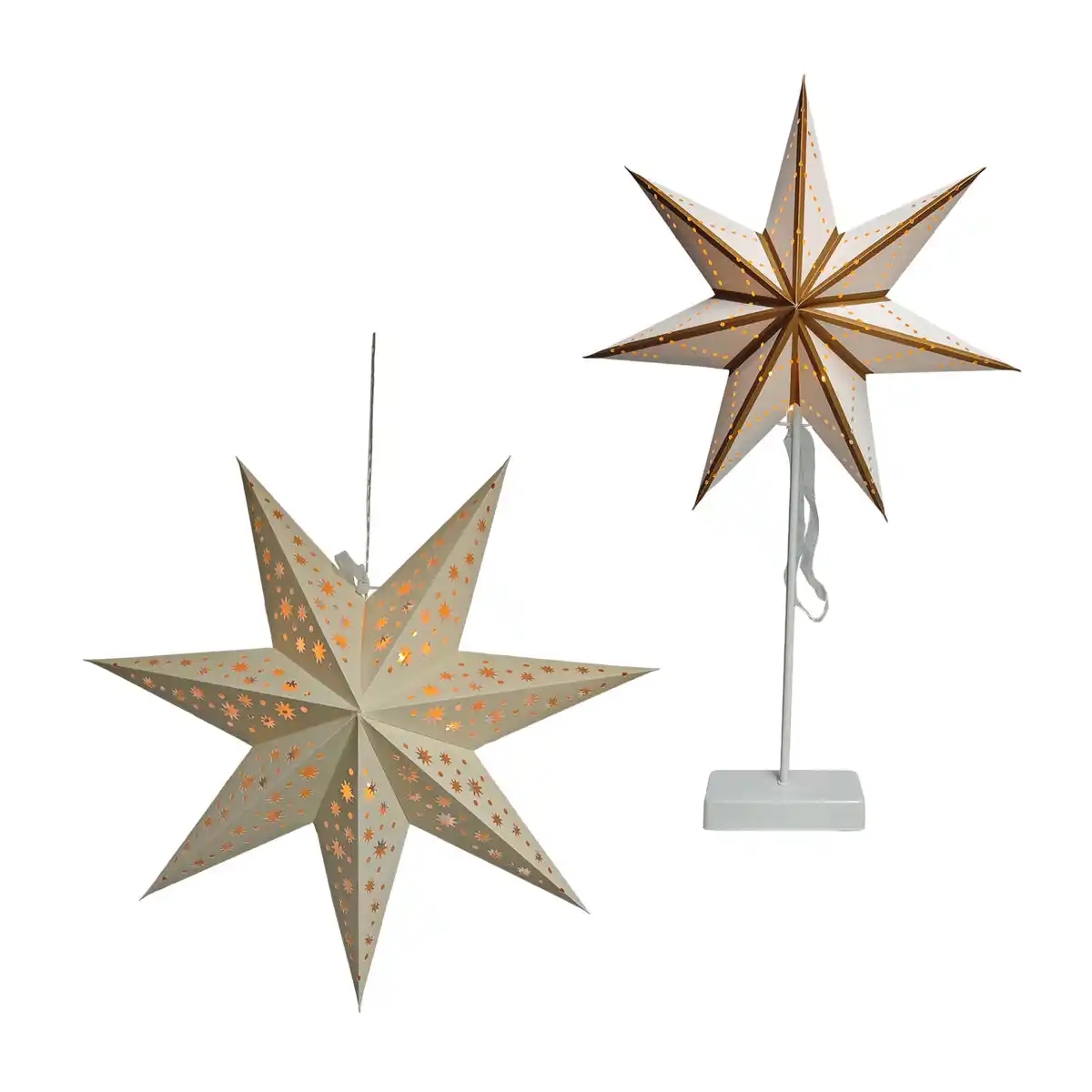 Bild 1 von HOME CREATION LED-Papier-Weihnachtsstern