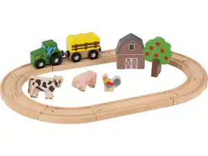 LUPILU® Bahnset / Bauernhof / Feuerwehr / Baustelle