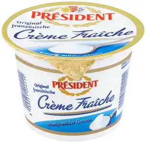 PRÉSIDENT Crème Fraîche, 200-g-Becher