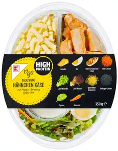 K-TO GO, High-Protein-Salatmenü, 350-g-Schale