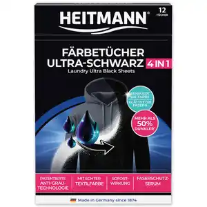 Heitmann Farbtücher Ultra-Schwarz