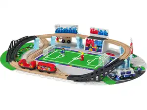 LUPILU® Holz Eisenbahnset L