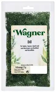 WAGNER Kräuter oder Gewürze, 15 - 25-g-Packg.