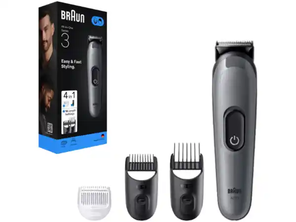 Bild 3 von BRAUN All-in-One Series 3, 4-in-1 Groomingset »AIO3500« ultrascharfe Klinge