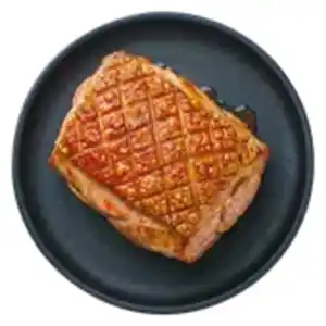 Düringer Schweineschulter mit Schwarte ohne Knochen
