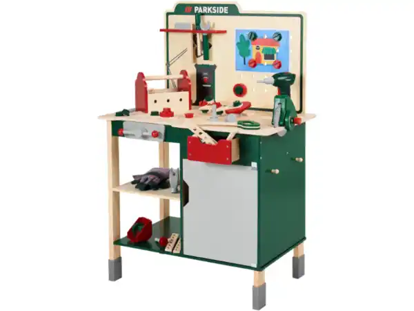 Bild 3 von LUPILU® Holz-Werkbank, mit Zubehör