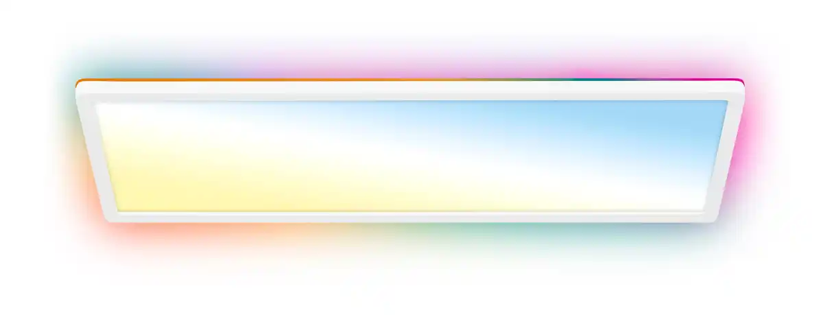 Bild 1 von Briloner LED-Panelleuchte Slim 58 x 20 cm weiß RGB dimmbar