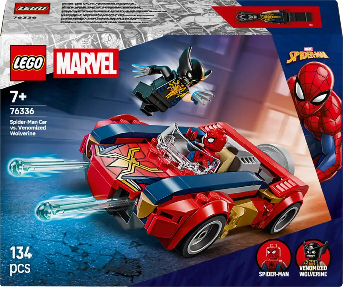 Bild 4 von LEGO® DISNEY CLASSIC 76336 »Spider-Man Auto vs. Venomized Wolverine«