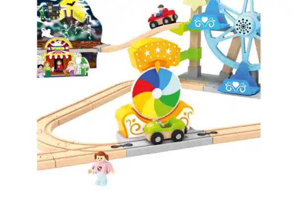 Bild 2 von LUPILU® Eisenbahn-Set Baustelle / Eisenbahn-Set Freizeitpark