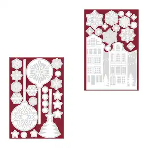 HOME CREATION Weihnachtliche Fenstersticker