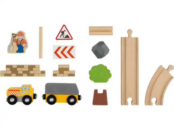 Bild 2 von LUPILU® Bahnset / Bauernhof / Feuerwehr / Baustelle