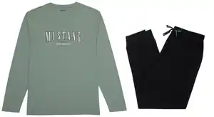 MUSTANG Herren-Pyjama, 2-teilig