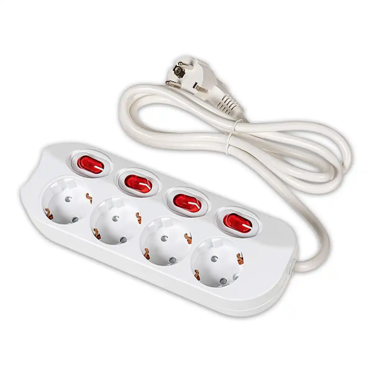 Bild 1 von Powertec Electric 4-fach Steckerleiste