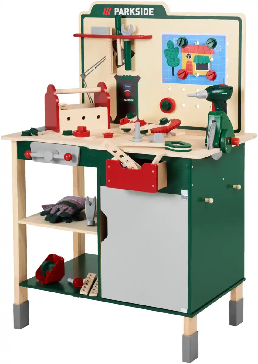 Bild 4 von LUPILU® Holz-Werkbank, mit Zubehör