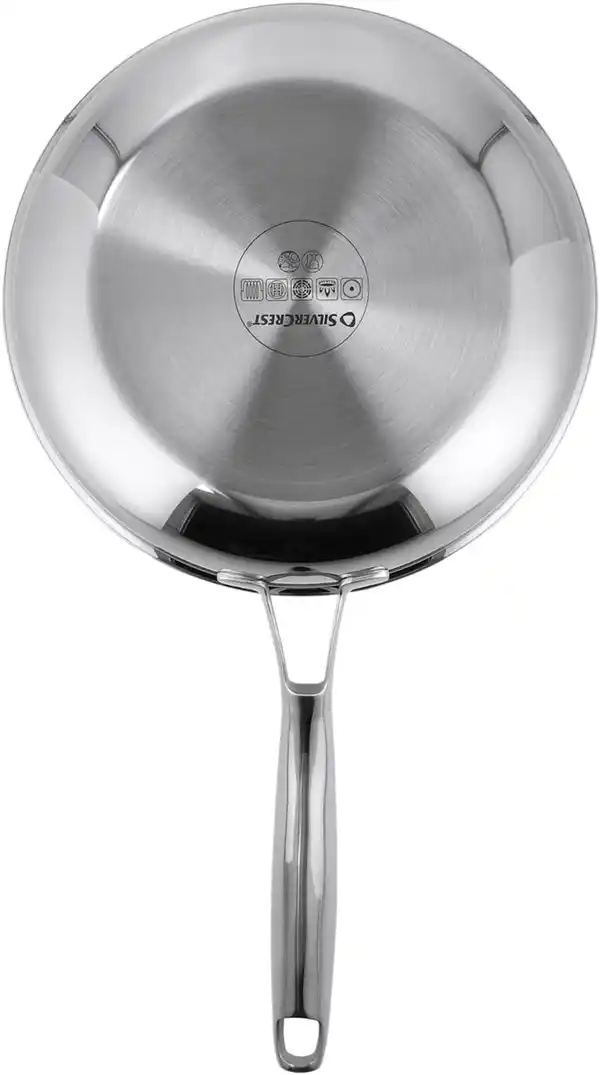 Bild 3 von SILVERCREST® Edelstahl-Pfanne »Wabenstruktur«