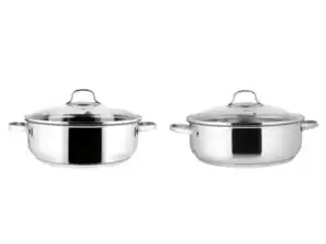 SILVERCREST® Edelstahl-Topf Beschichtet / Unbeschichtet, Ø 28 cm