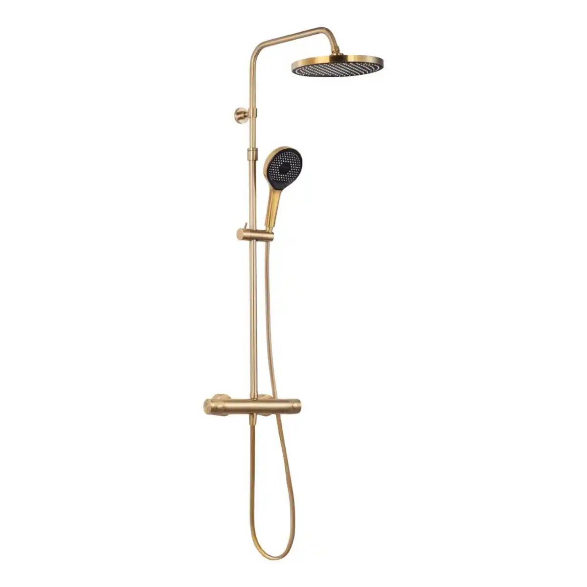 Bild 1 von Schöner Wohnen Kollektion Duschsystem 'Glaia' mit Thermostat mattgold
