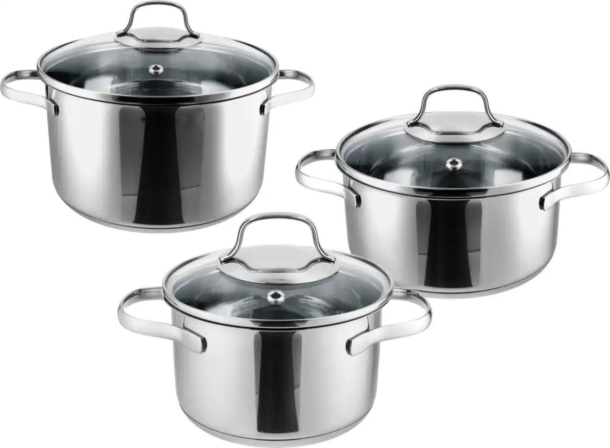 Bild 3 von SILVERCREST® Topfset Edelstahl 3-tlg. Best