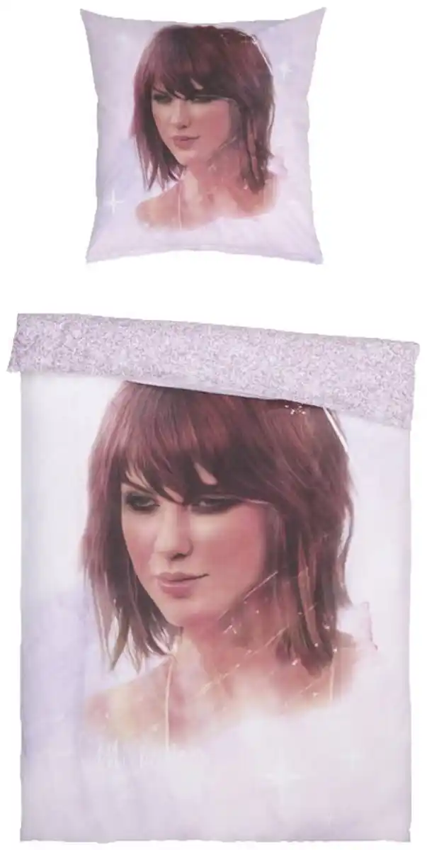 Bild 4 von VIP BY SID MAURER Renforcé-Bettwäsche-Set »Taylor Swift«, 2-teilig