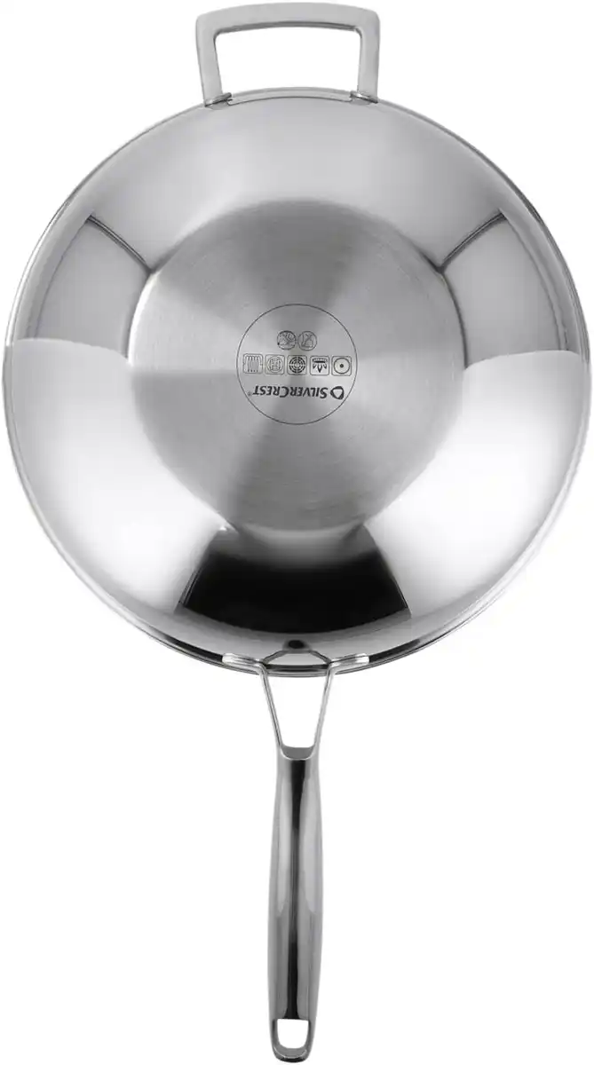 Bild 2 von SILVERCREST® Edelstahl-Wok »Wabenstruktur«