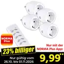 Bild 1 von Powertec Electric Funk-Steckdosen-Adapter 4er-Set Indoor