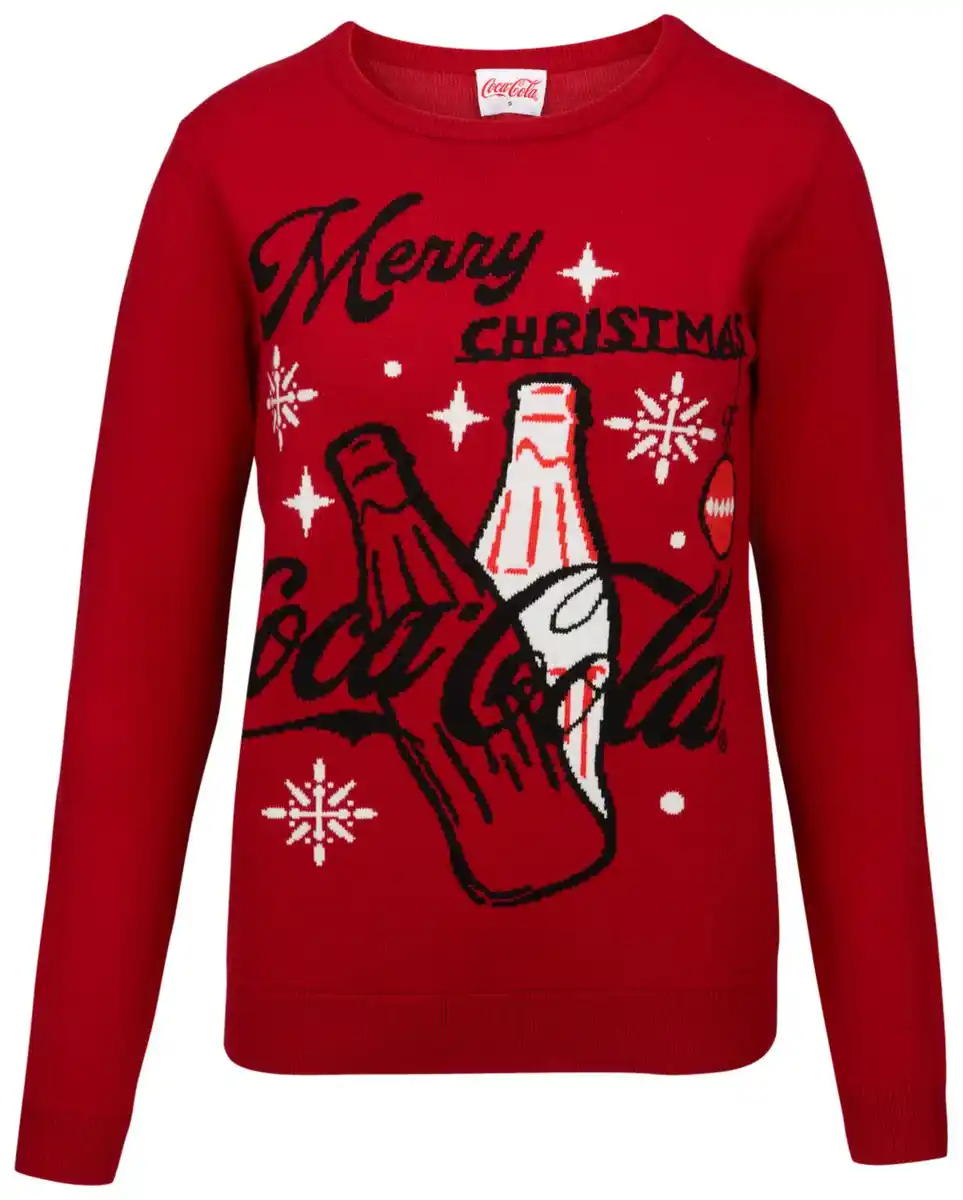 Bild 1 von Damen-Weihnachtspullover »Coca-Cola«