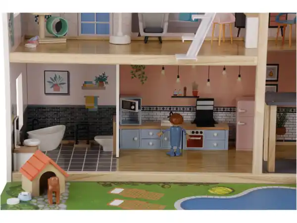 Bild 2 von LUPILU® Puppenhaus, 54-teilig