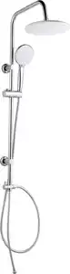 Primaster Duschsystem Aqua White verchromt