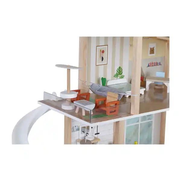 Bild 2 von TOYLINO Holz-Puppenhaus
