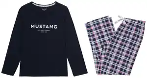 MUSTANG Damen-Pyjama, 2-teilig