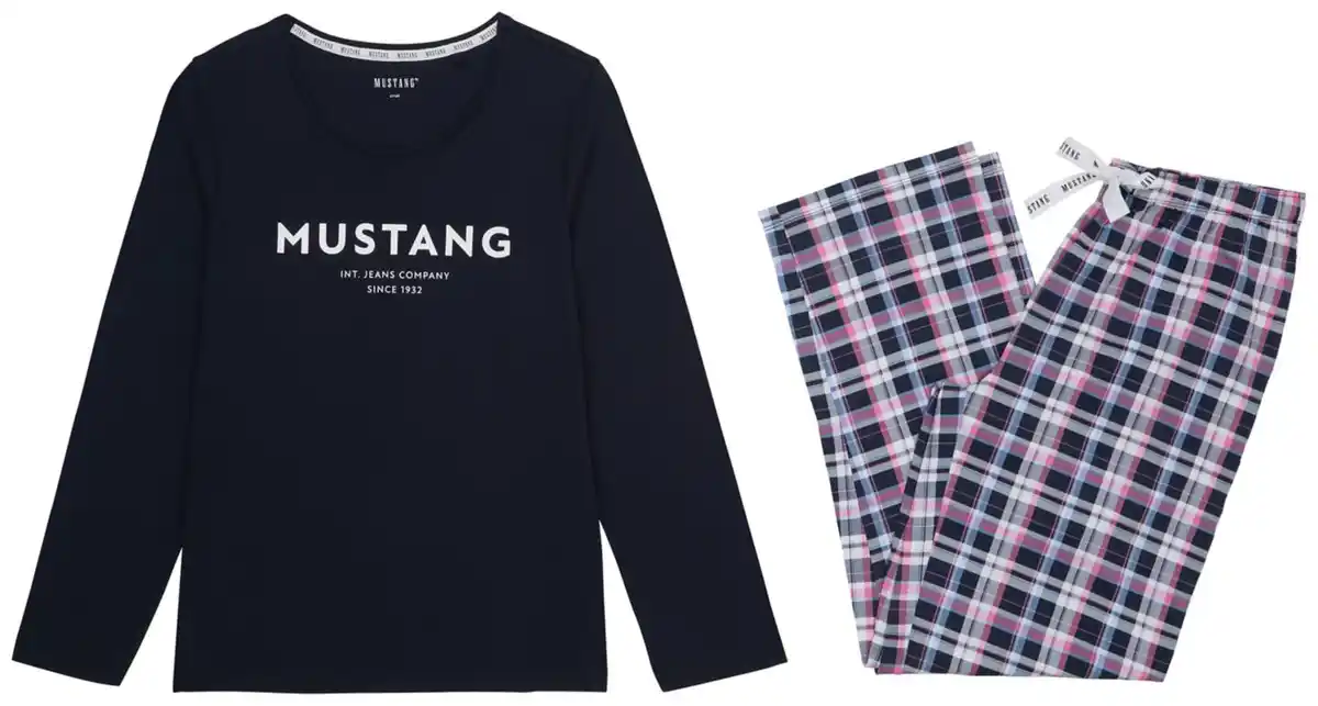 Bild 1 von MUSTANG Damen-Pyjama, 2-teilig