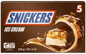 MARS oder SNICKERS Ice Cream, 5 St. = 247,5 - 251,5-ml-Packg.