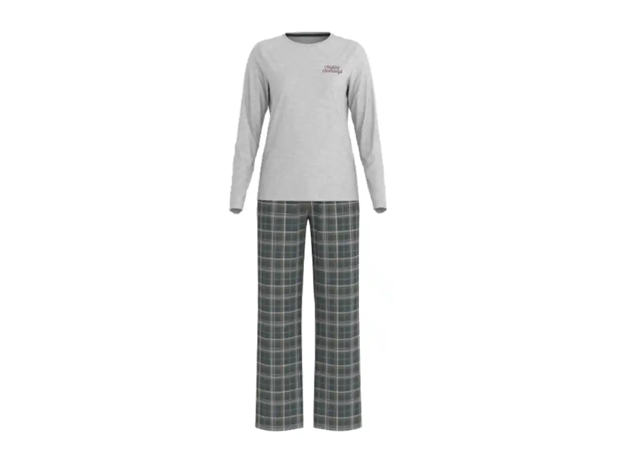 Bild 1 von ESMARA® Damen Pyjama, mit Baumwolle