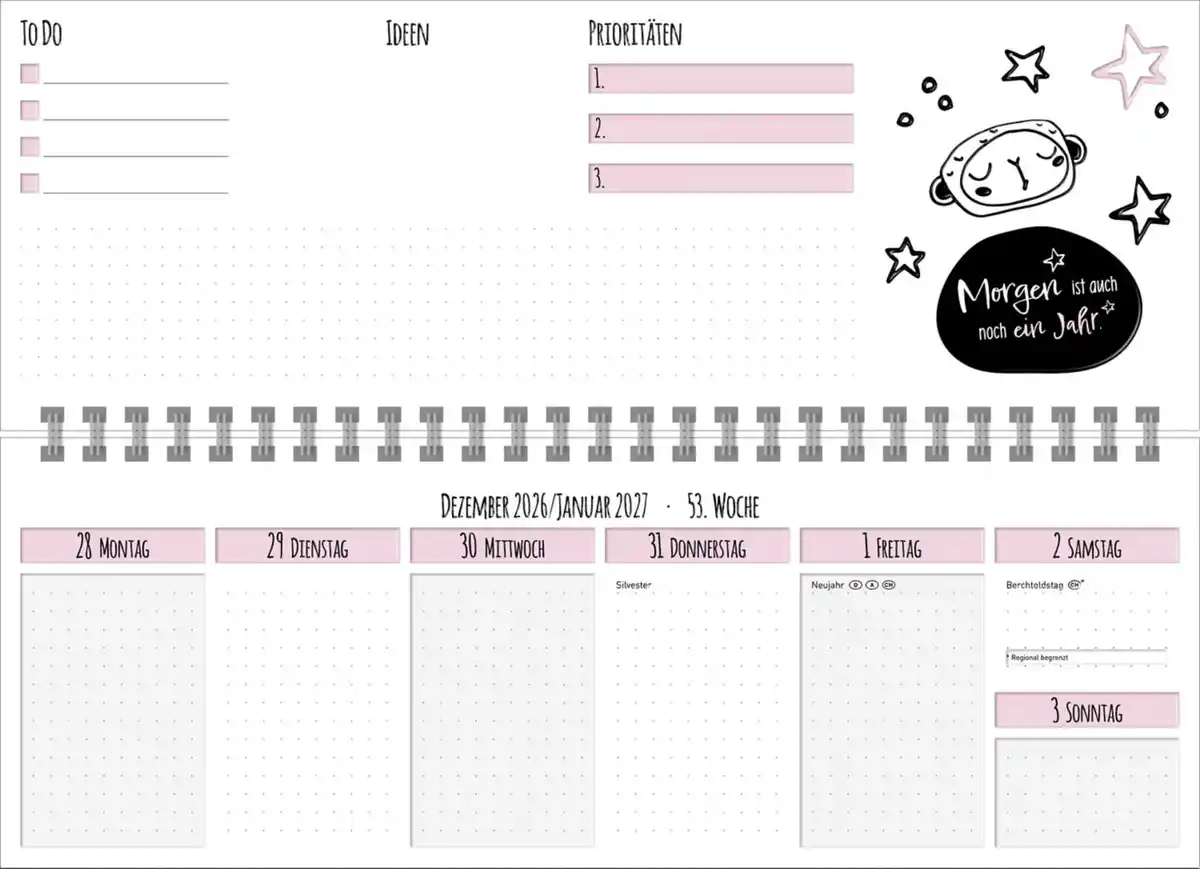 Bild 2 von Tischquerkalender