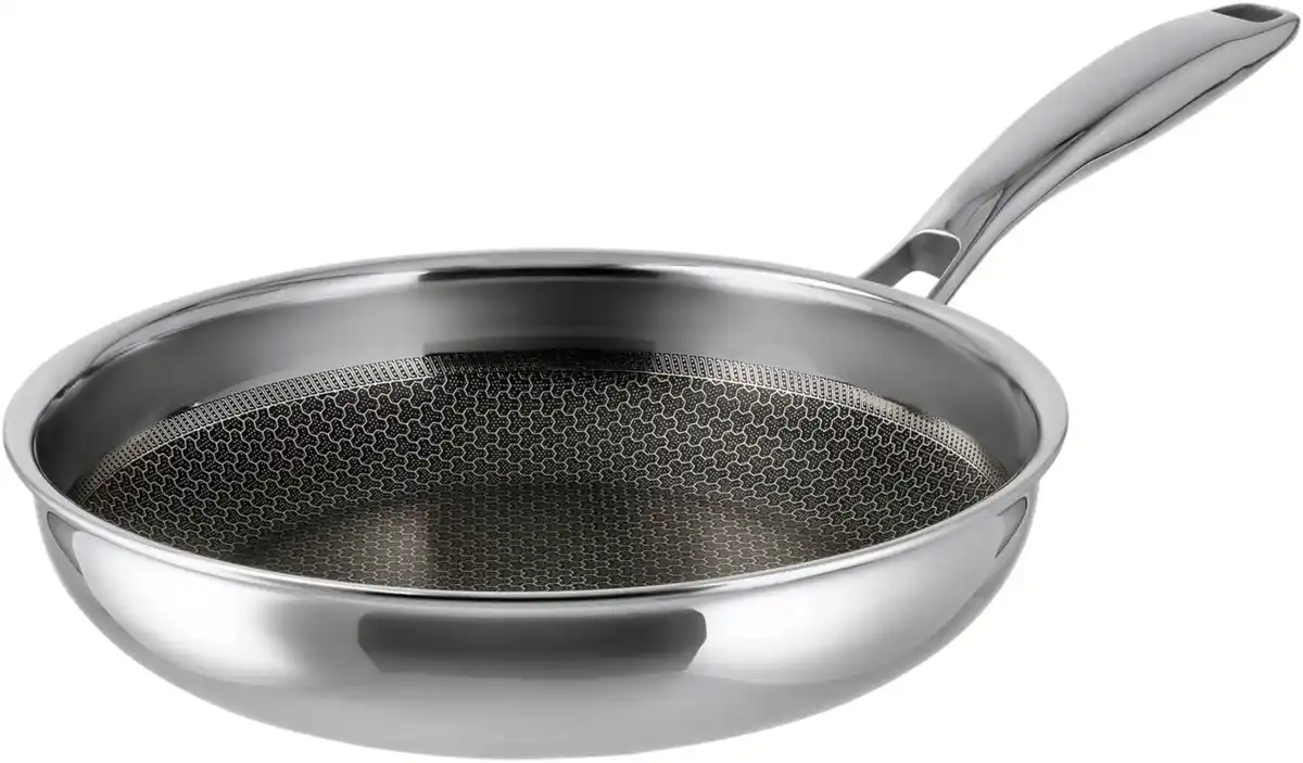 Bild 2 von SILVERCREST® Edelstahl-Pfanne »Wabenstruktur«