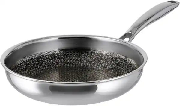 Bild 2 von SILVERCREST® Edelstahl-Pfanne »Wabenstruktur«