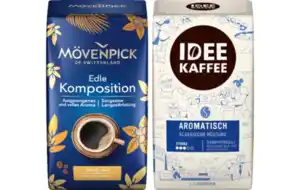 Mövenpick, Eilles oder IDEE Kaffee