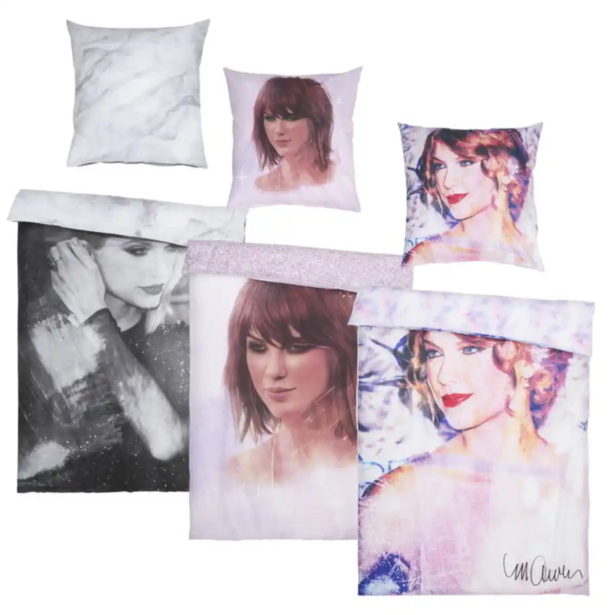 Bild 1 von VIP BY SID MAURER Renforcé-Bettwäsche-Set »Taylor Swift«, 2-teilig
