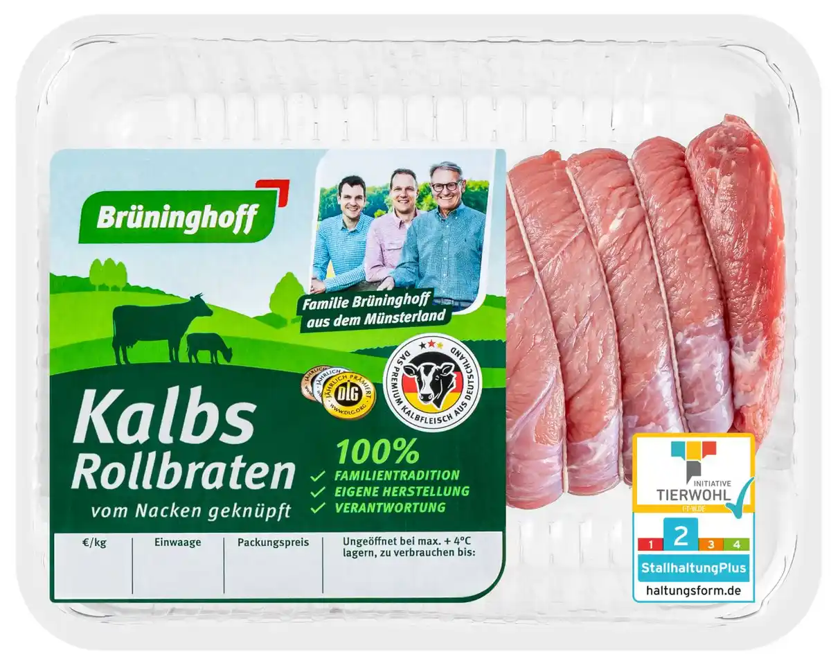 Bild 1 von BRÜNINGHOFF Kalbs-Rollbraten, kg