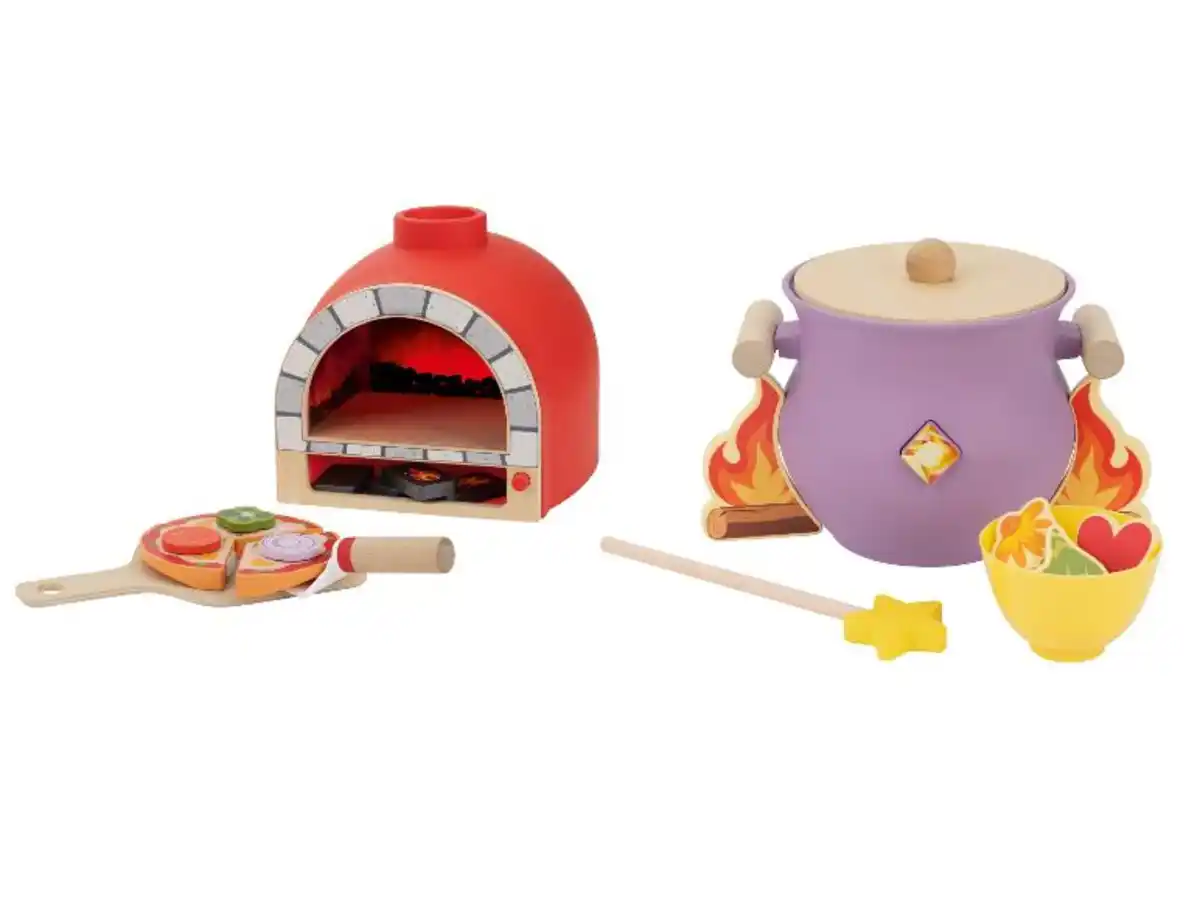 Bild 3 von LUPILU® Holz Visuelle Effekte Pizza Ofen und Zaubertopf