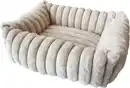 Bild 1 von Nobby Hundebett Stripe 50 x 40 cm creme