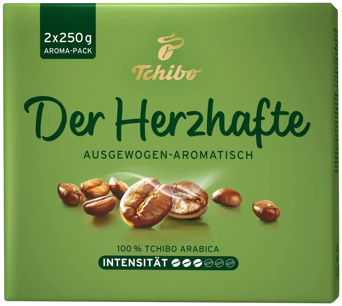 Bild 1 von TCHIBO Herzhaft Mild, 2 x 250-g-Vak.-Packg.