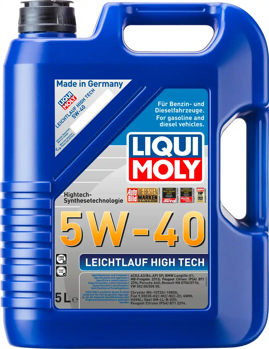 Bild 1 von Liqui Moly Motoröl Leichtlauf High Tech 5W-40 5 L