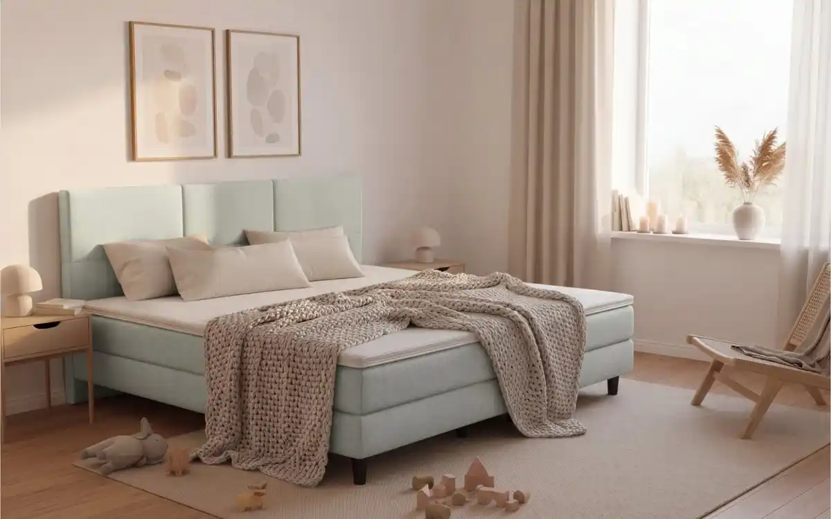 Bild 2 von MONDO - Familien-Boxspringbett Barell