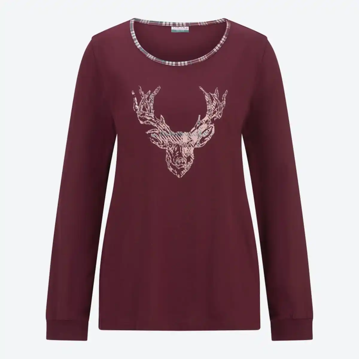 Bild 4 von Damen-Schlafanzug mit Hirsch-Motiv, 2-teilig