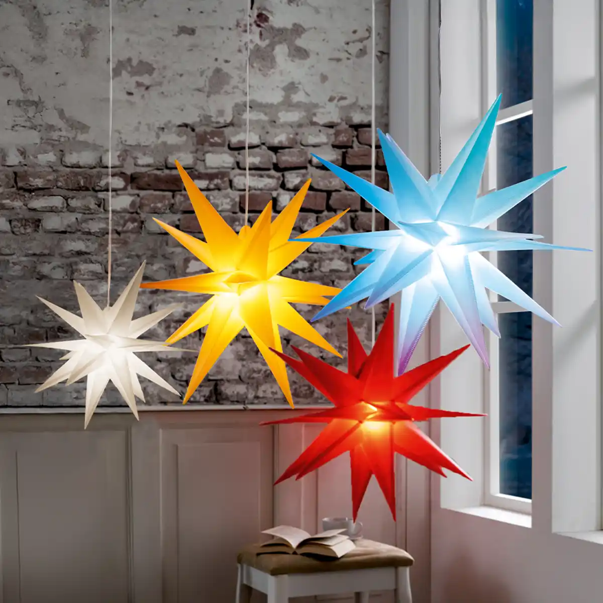 Bild 3 von 3D-LED-Outdoor-Weihnachtsstern