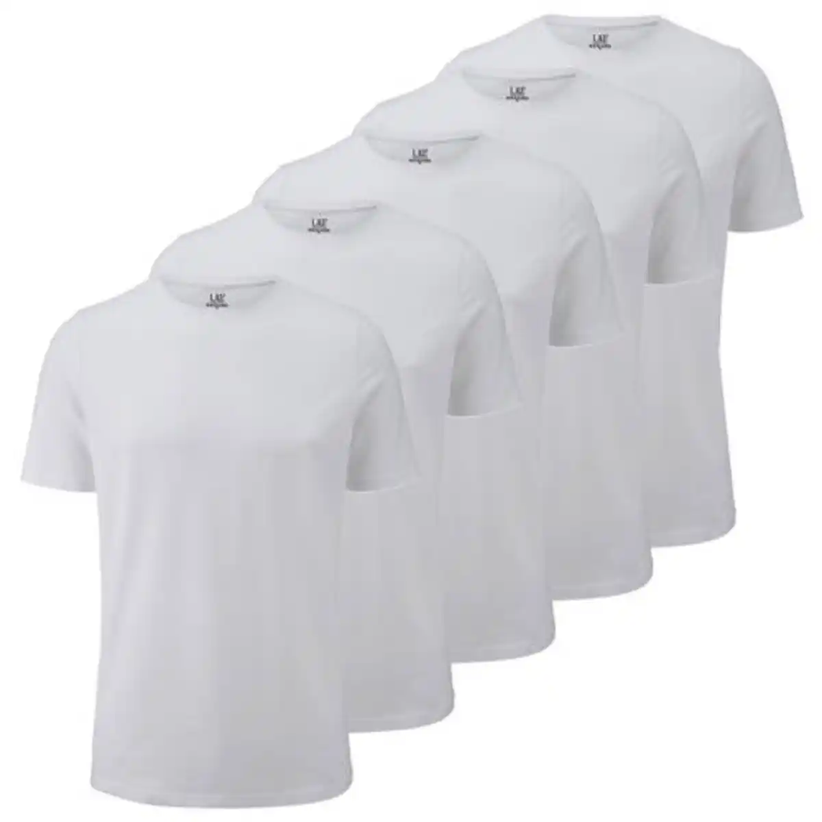 Bild 1 von UP2FASHION BASICS Herren Basic T-Shirts, 5er-Set, Weiß, M