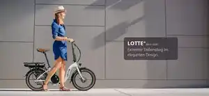 Blaupunkt LOTTE 20" – Faltbares E-Bike mit tiefem Einstieg und Rücktrittbremse