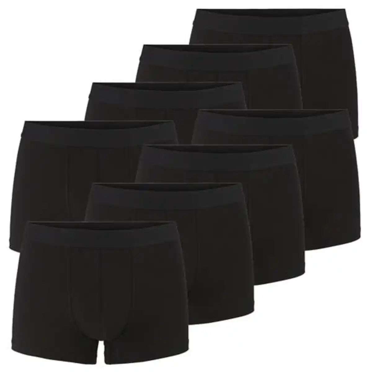 Bild 1 von UP2FASHION BASICS Herren Retro-Boxershorts, 8er-Set, Schwarz, M